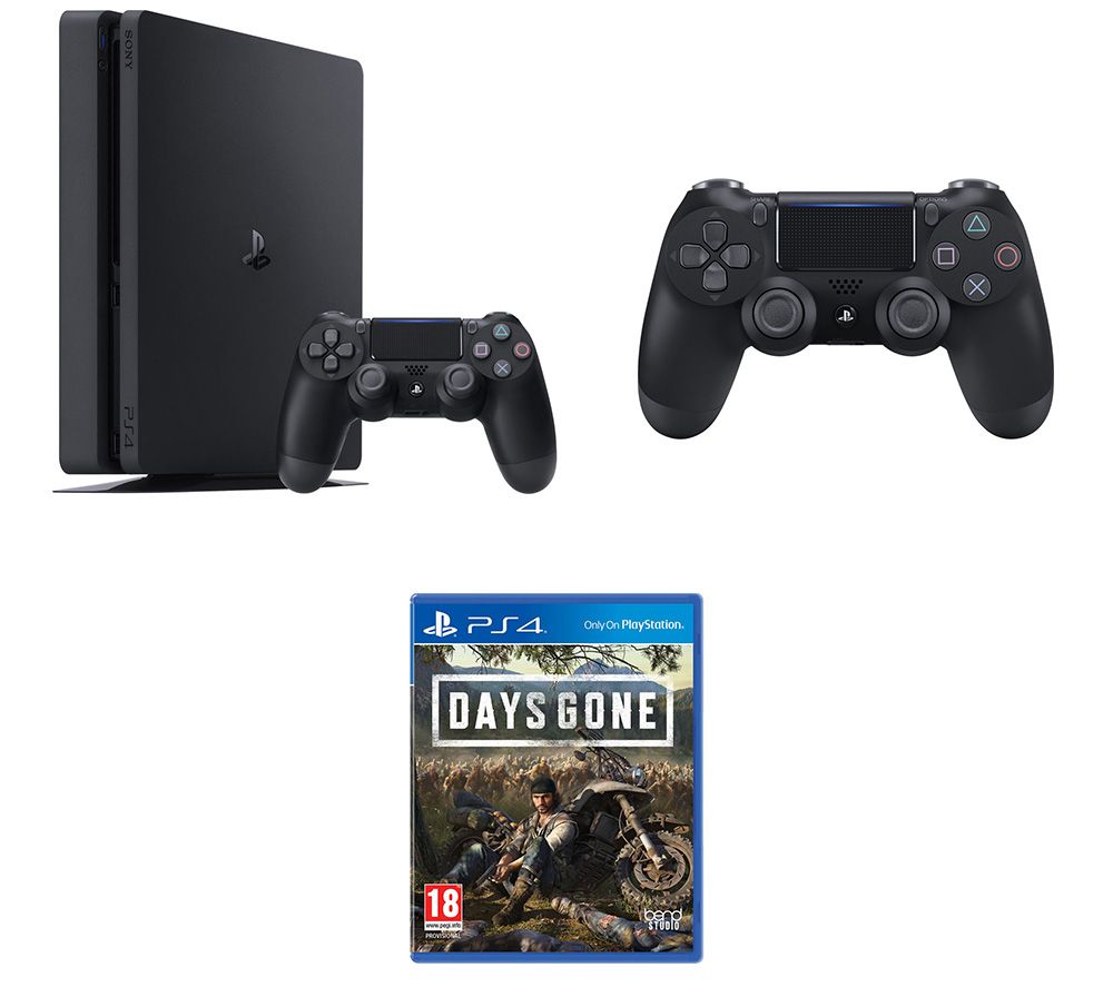 SONY PlayStation 4, Days Gone & DualShock 4 V2 Wireless Controller Bundle - 500 GB