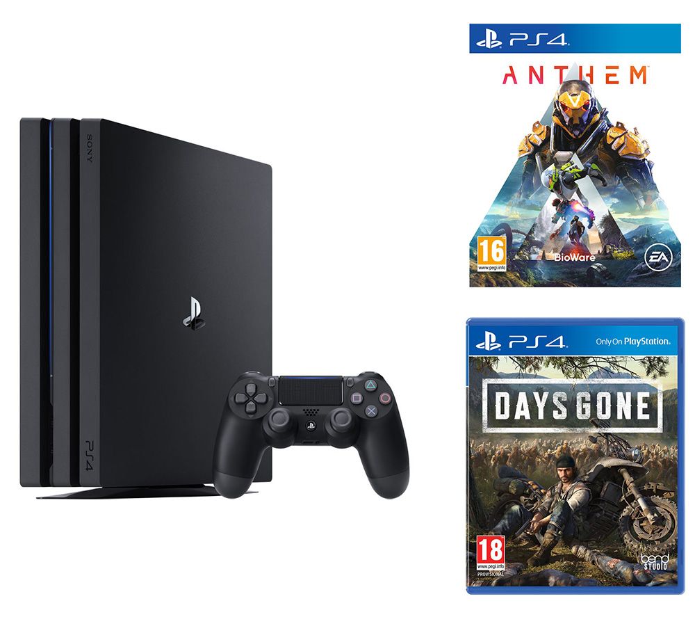 SONY PlayStation 4 Pro, Days Gone & Anthem Bundle - 1 TB