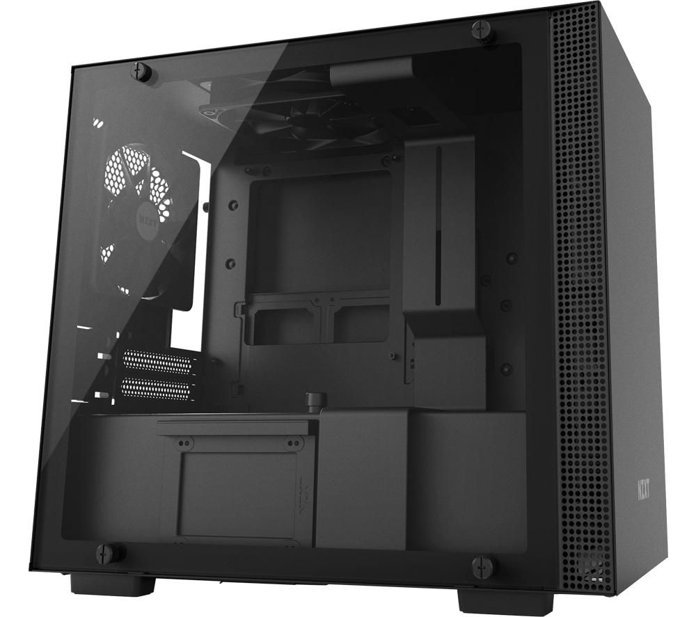 H200 Mini-ITX Mid-Tower PC Case - Black, Black