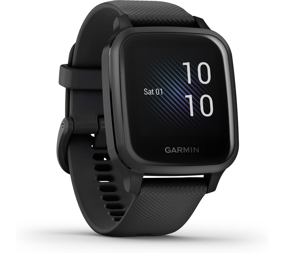 GARMIN Venu Sq Music Edition - Slate & Black, Black