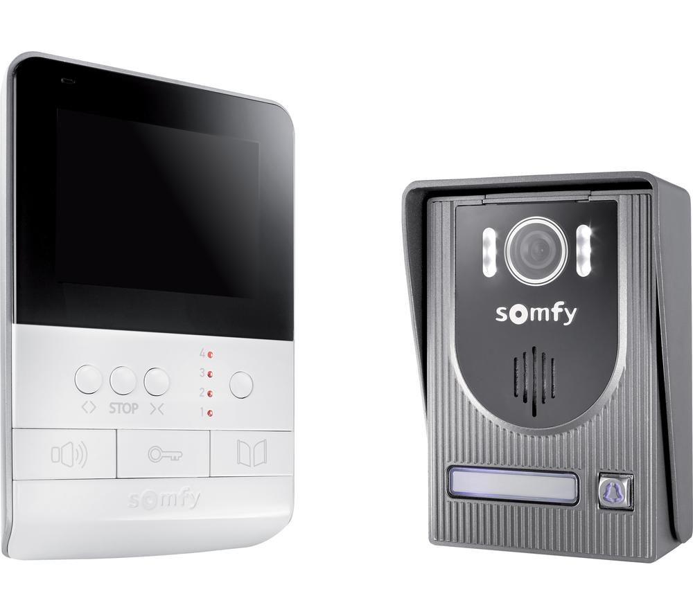 SOMFY Videophone V100 - Silver & White, Silver