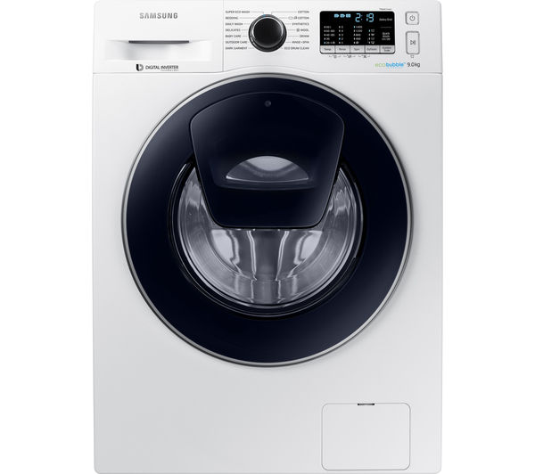 Samsung AddWash WW90K5410UW 9 kg 1400 Spin Washing Machine - White, White
