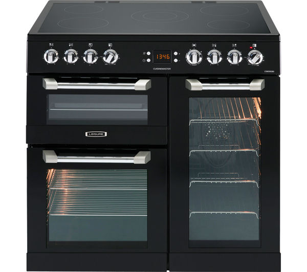 LEISURE Cuisinemaster CS90C530K Electric Ceramic Range Cooker - Black, Black