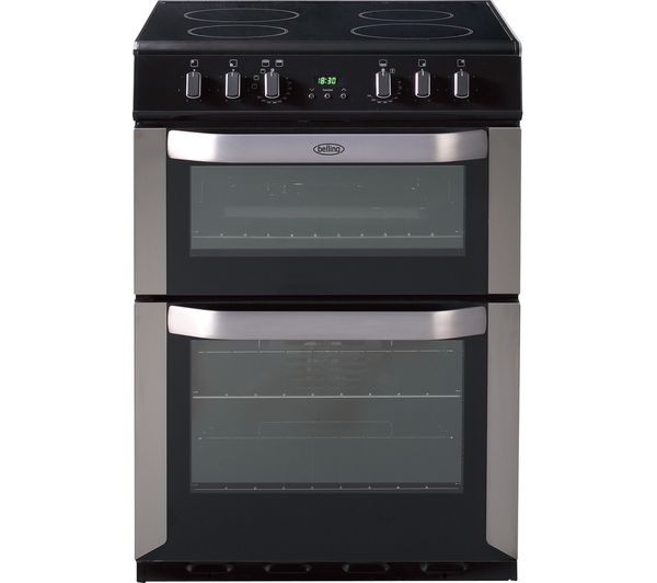 BELLING FSE60DOP 60 cm Electric Ceramic Cooker - Stainless Steel, Stainless Steel