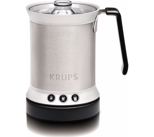KRUPS XL200044 Electric Milk Frother - Stainless Steel, Stainless Steel