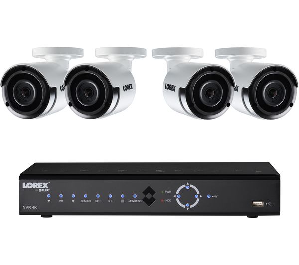 LOREX LNK71082TC4P 8-Channel Home Security System - 4 Cameras