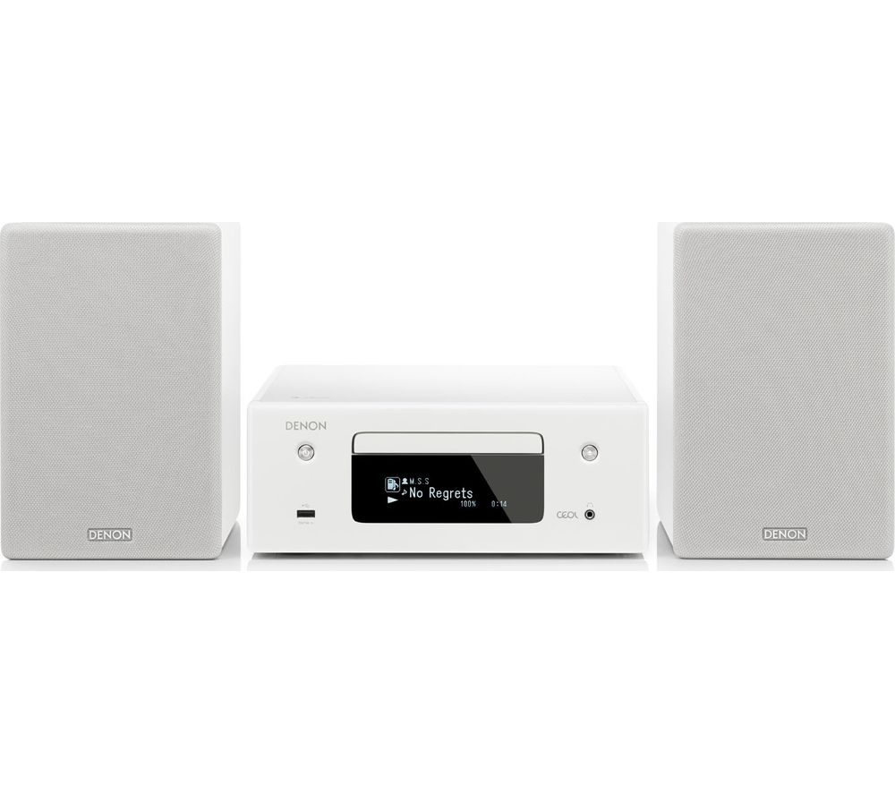 DENON CEOL N10 Wireless Smart Sound Hi-Fi System - White, White