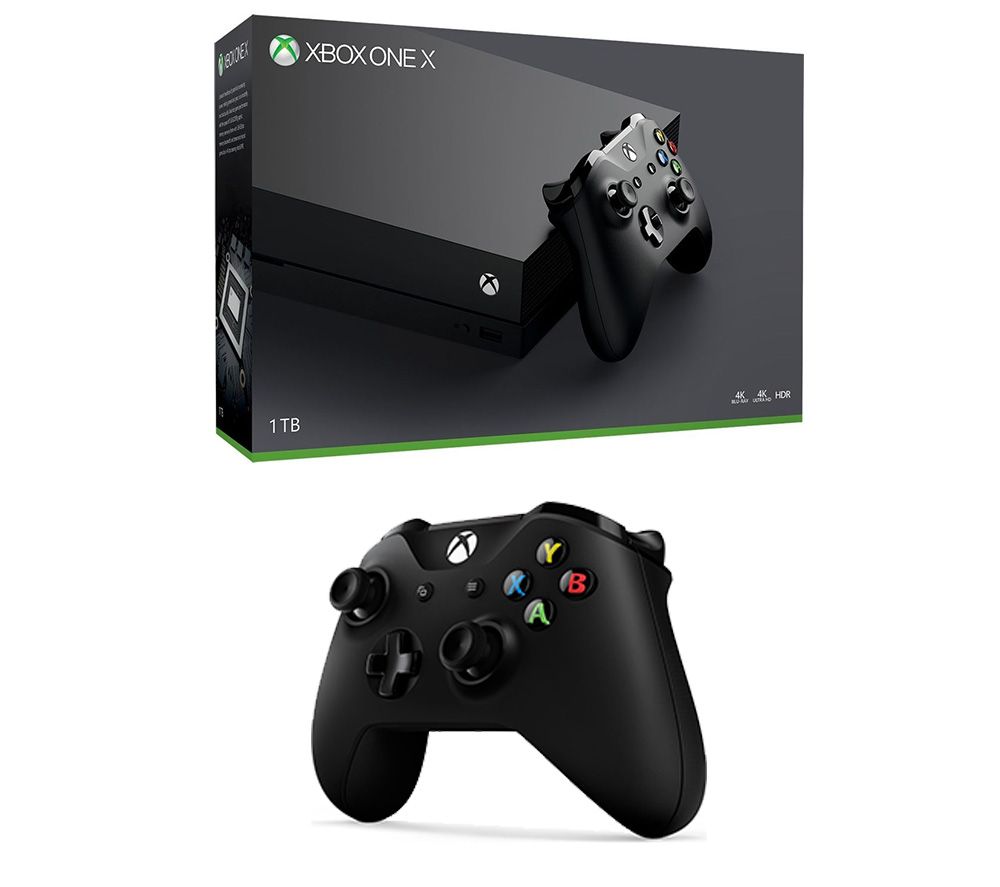 MICROSOFT Xbox One X & Wireless Controller Bundle