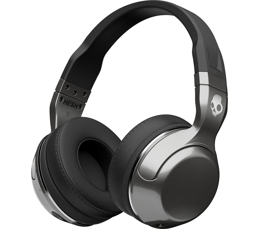 SKULLCANDY Hesh 2.0 Wireless Bluetooth Headphones - Silver & Black, Silver