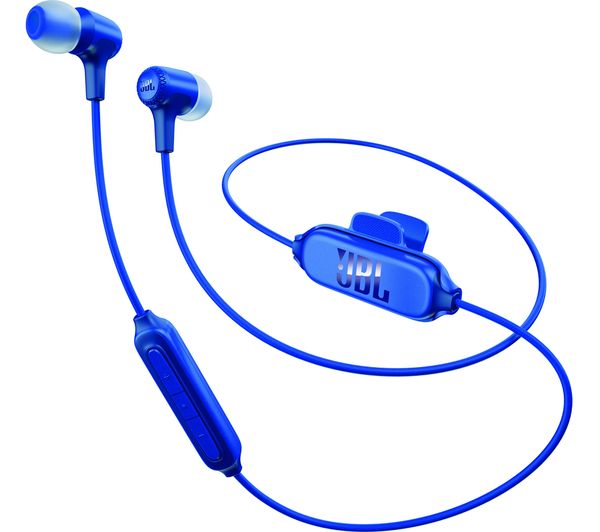 JBL E25BT Wireless Bluetooth Headphones - Blue, Blue