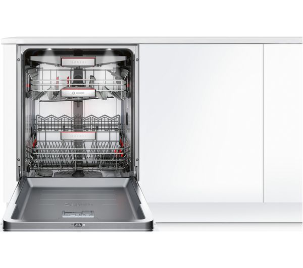 BOSCH Serie 6 SMV68TD06G Full-size Integrated Dishwasher - Stainless Steel, Stainless Steel