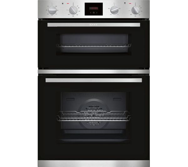 NEFF U1HCC0AN0B Electric Double Oven - Stainless Steel, Stainless Steel