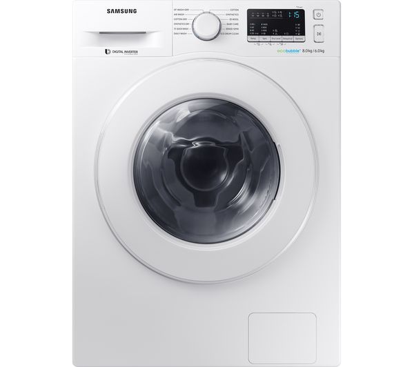 Samsung Washer Dryer WD80M4B53IW/EU 8 kg  - White, White