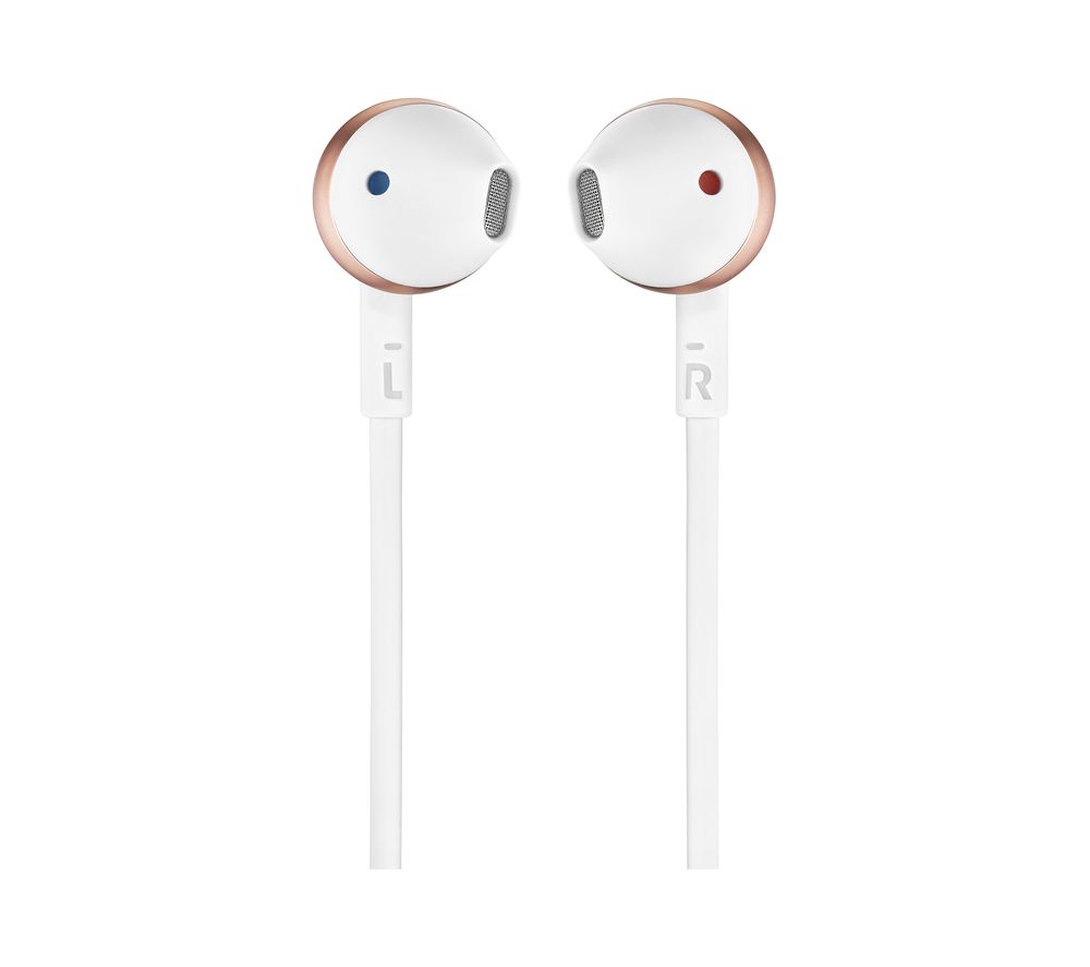 JBL Tune 205 Earphones - Rose Gold, Gold