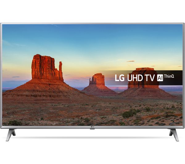 65"  LG 65UK6500PLA Smart 4K Ultra HD HDR LED TV, Sand