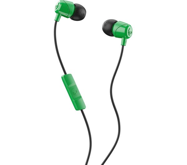 SKULLCANDY Jib Headphones - Green & Black, Green