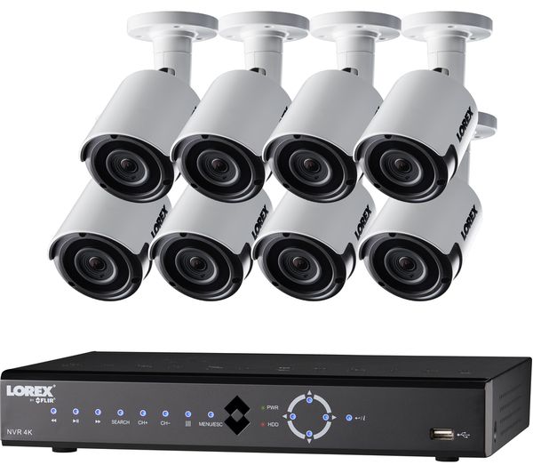 LOREX LNK72163TC8P 16-Channel Home Security System - 8 Cameras