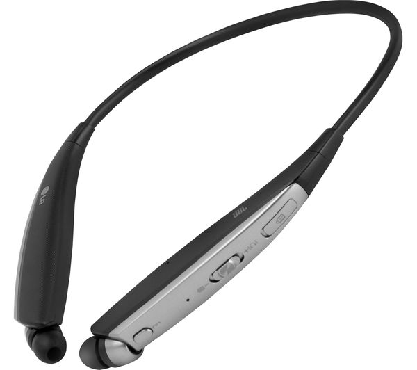 LG Tone Ultra HBS-820S Wireless Bluetooth Noise-Cancelling Headphones - Black, Black