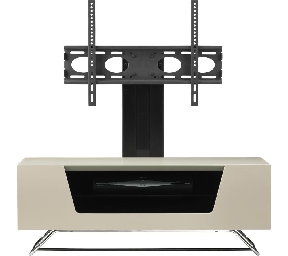 ALPHASON Chromium 2 Cantilever CRO2-1000BKT-IV 1000 mm TV Stand with Bracket - Ivory, Ivory