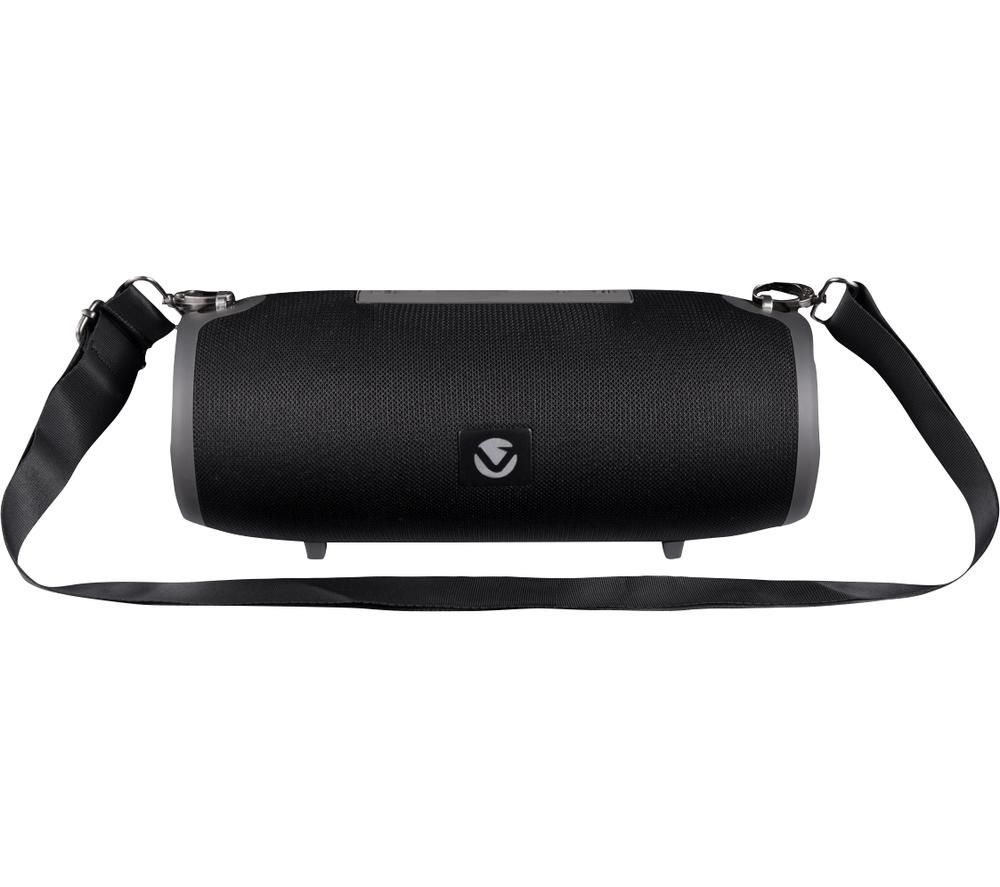 VOLKANO Barrel Series VK-3410-BK Portable Bluetooth Speaker - Black, Black