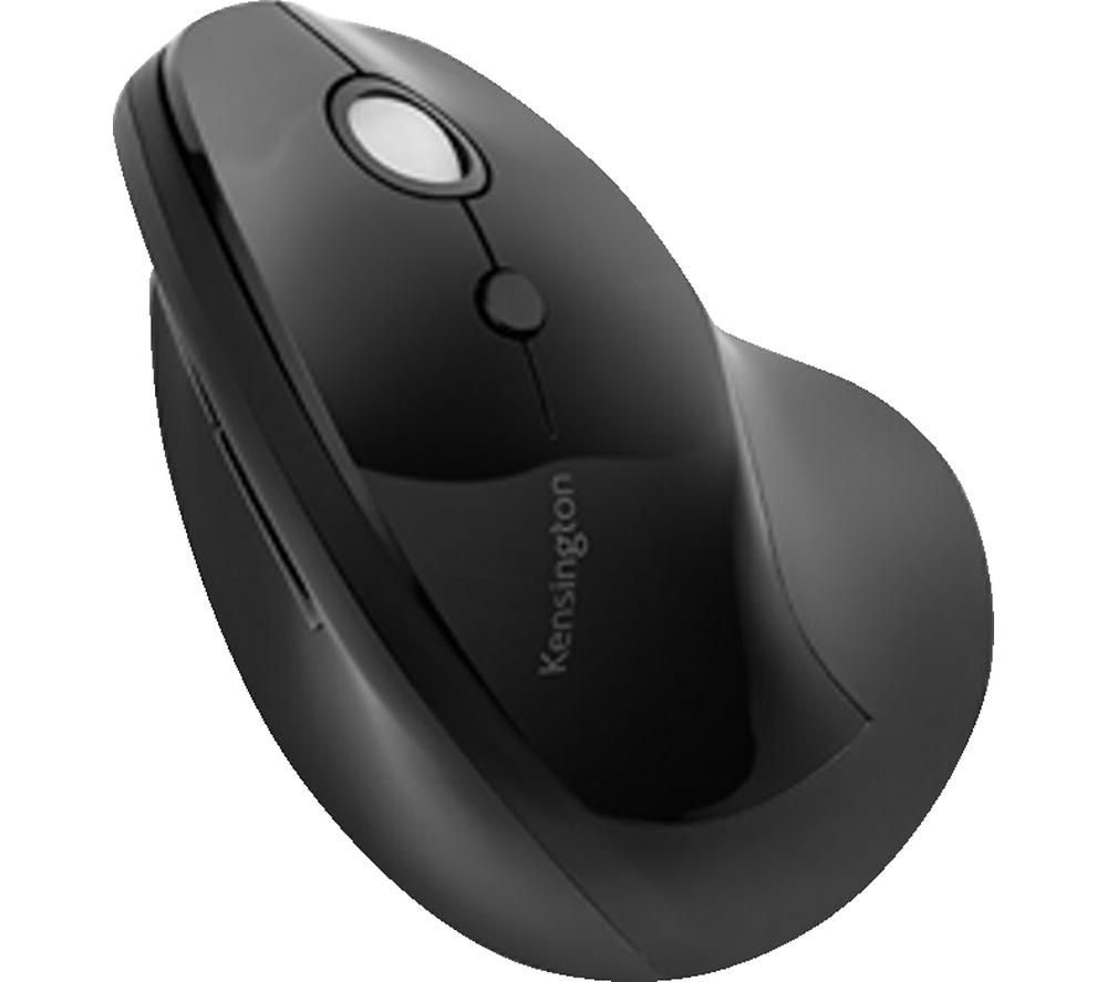 KENSINGTON Pro Fit Ergo Vertical Wireless Optical Mouse, Black