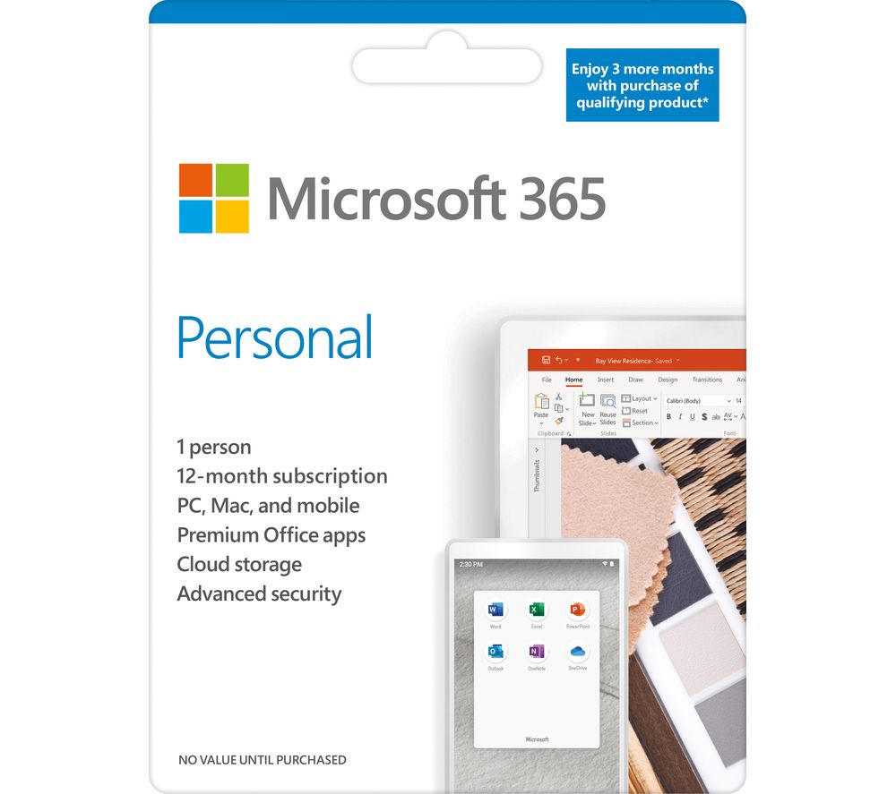 MICROSOFT 365 Personal - 15 months for 1 user