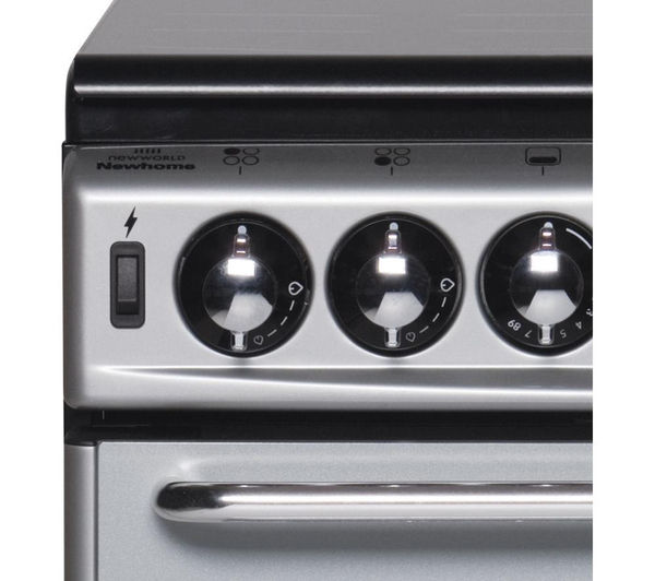 NEW WORLD 500TSIDL Gas Cooker - Silver, Silver