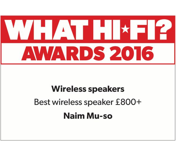 NAIM Mu-so Wireless Speaker - Black, Black