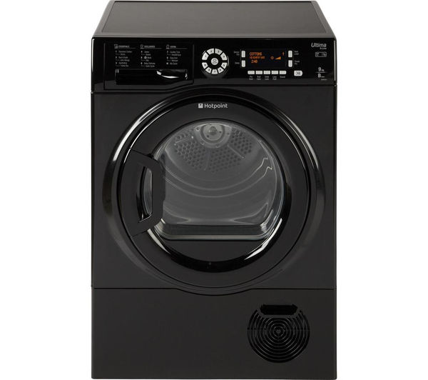 Hotpoint Condenser Tumble Dryer Futura SUTCD97B6KM - Black, Black