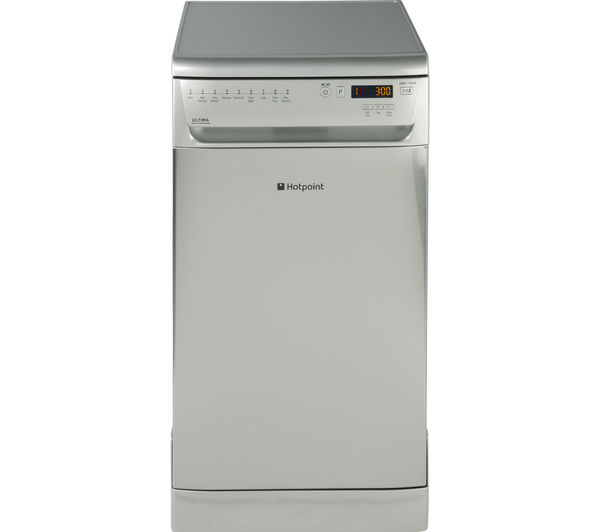 HOTPOINT Ultima SIUF32120X Slimline Dishwasher - Stainless Steel, Stainless Steel