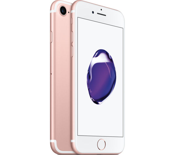 APPLE iPhone 7 - Rose Gold, 128 GB, Gold