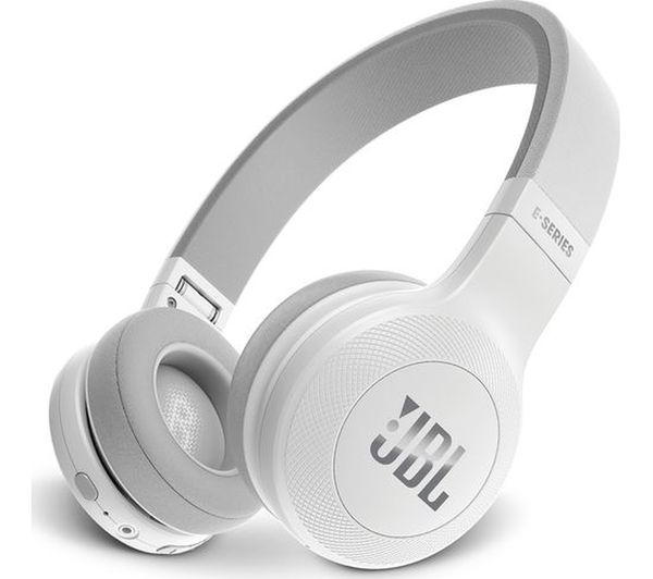 JBL E45BT Wireless Bluetooth Headphones - White, White