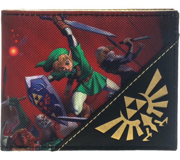 NINTENDO Zelda Ocarina of Time Bifold Wallet - Red, Red