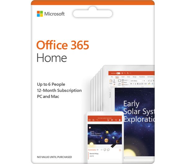 MICROSOFT Office 365 Home - 1 year for 5 users