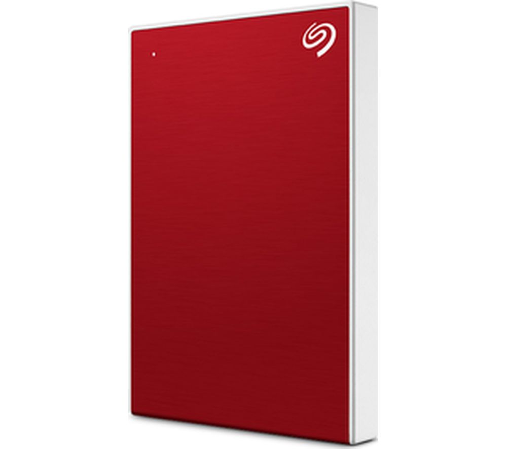 Backup Plus Slim Portable Hard Drive - 1 TB, Red, Red