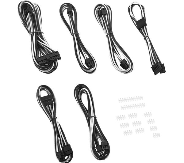 CABLEMOD C-Series AXi, HXi, TX & RM ModFlex Essentials Cable Kit - Black & White, Black