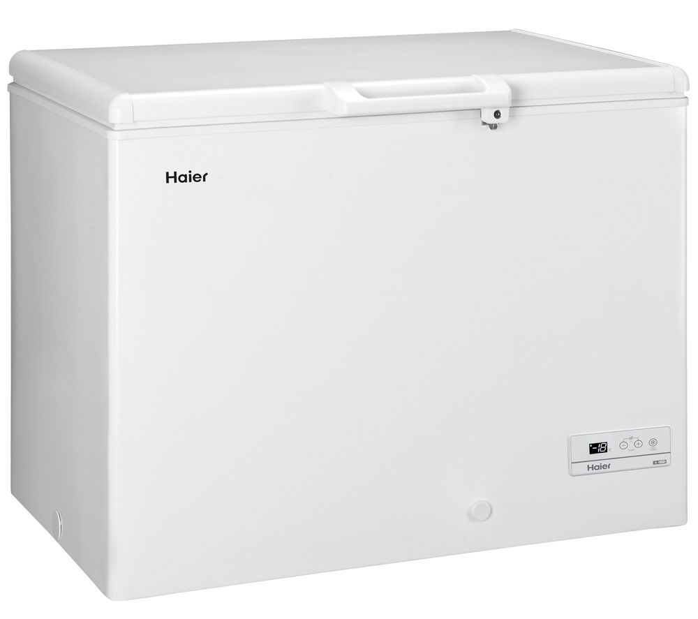 HAIER HCE319R Chest Freezer - White, White