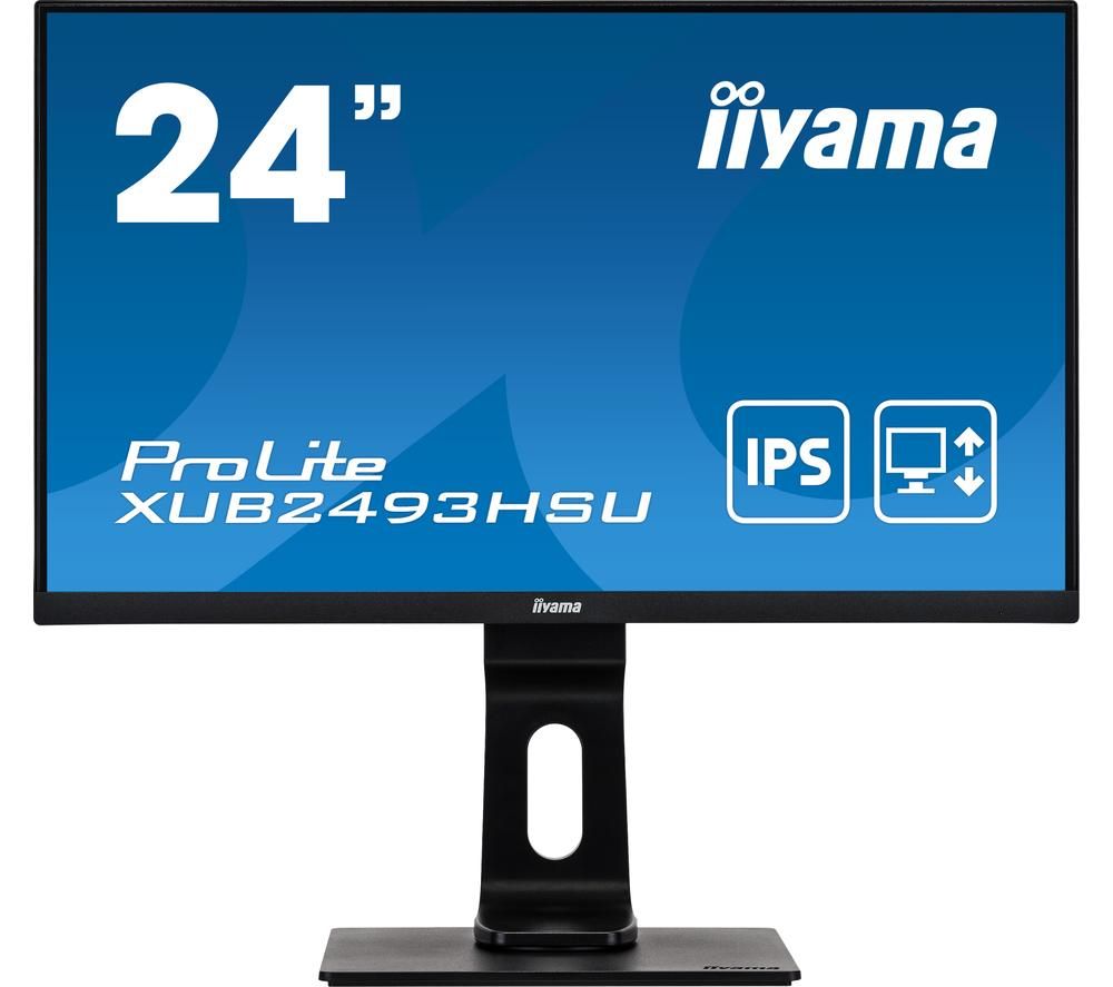IIYAMA ProLite XUB2493HSU-B1 24" Full HD LCD IPS Monitor - Black, Black