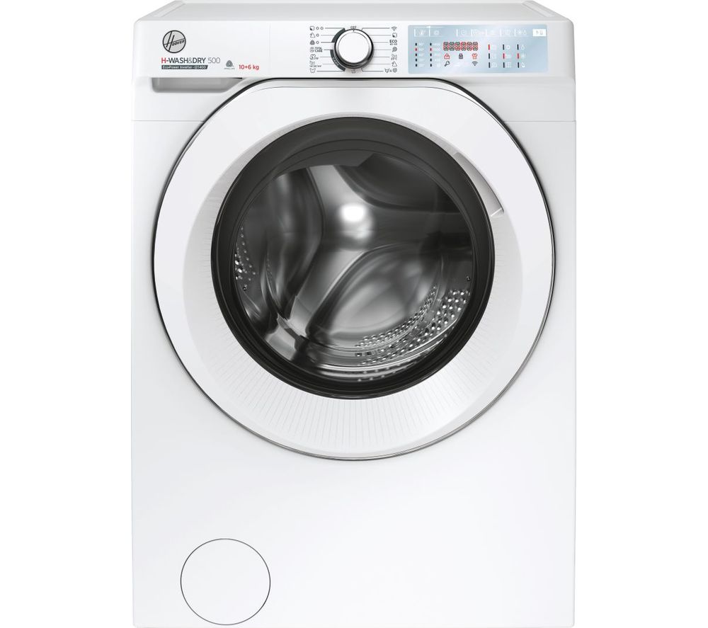 HOOVER H-Wash 500 HDB 4106AMC WiFi-enabled 10 kg Washer Dryer - White, White