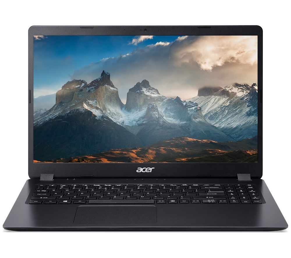 ACER Aspire 3 A315-56 15.6" Laptop - Intel®Core i3, 128 GB SSD, Black, Black
