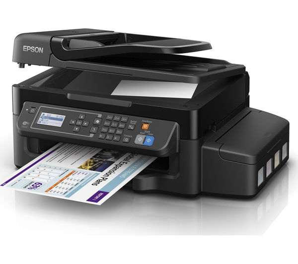 EPSON EcoTank ET-4500 All-in-One Wireless Inkjet Printer with Fax, Black