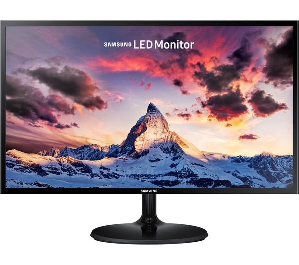 SAMSUNG LS19F355 18.5" LED Monitor - Black, Black