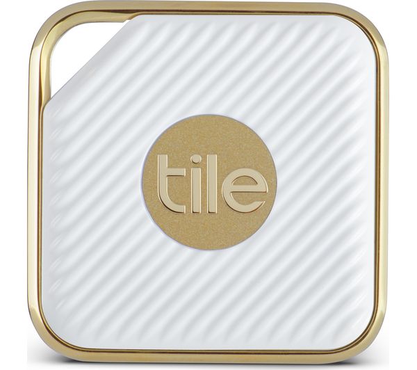 TILE Style Bluetooth Tracker - Gold & White, Pack of 2, Gold