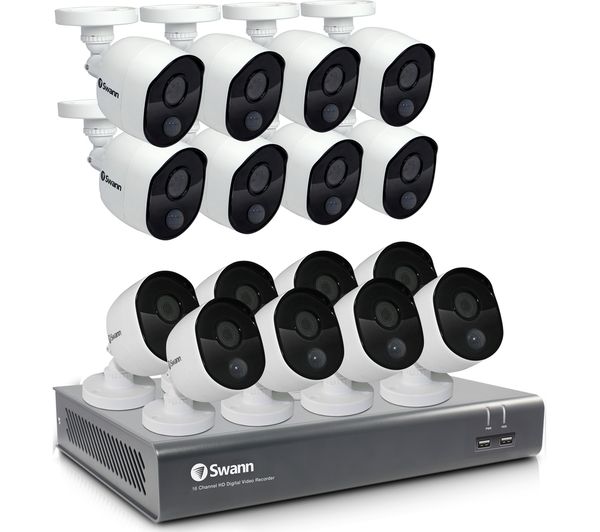 SWANN SODVK-1645816 Security System - 16 Channel, 16 Cameras