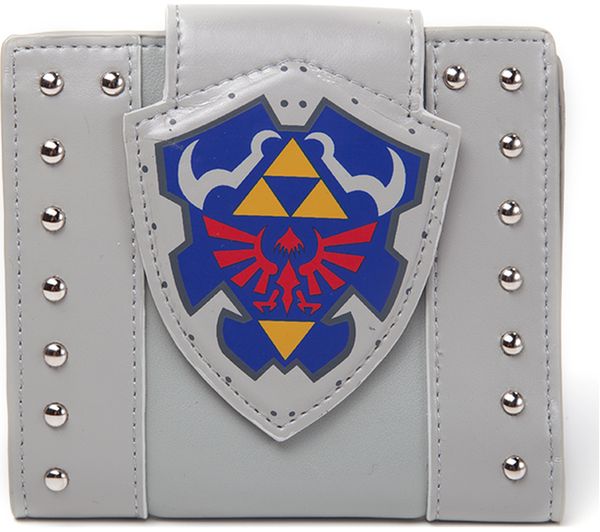NINTENDO Legend of Zelda Link's Shield Bifold Wallet - Grey, Grey