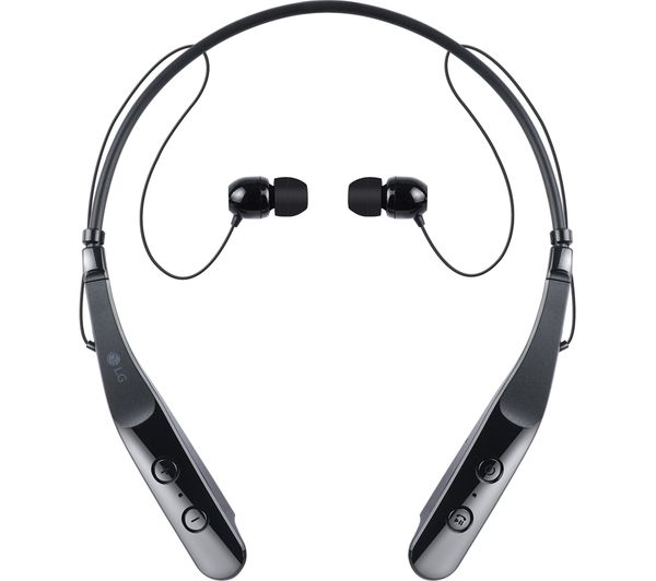 LG Tone Triumph HBS-510 Wireless Bluetooth Noise-Cancelling Headphones - Black, Black