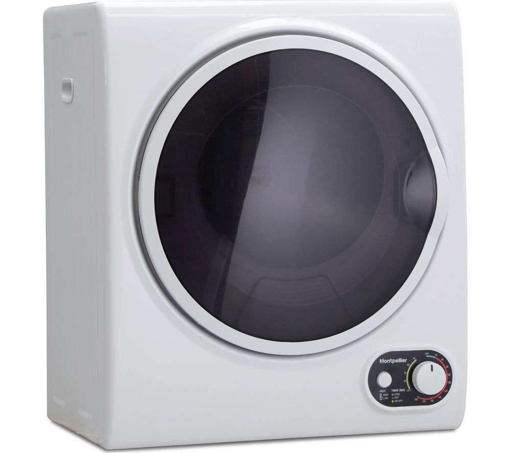 MONTPELLIER MTD25P 2.5 kg Vented Tumble Dryer - White, White