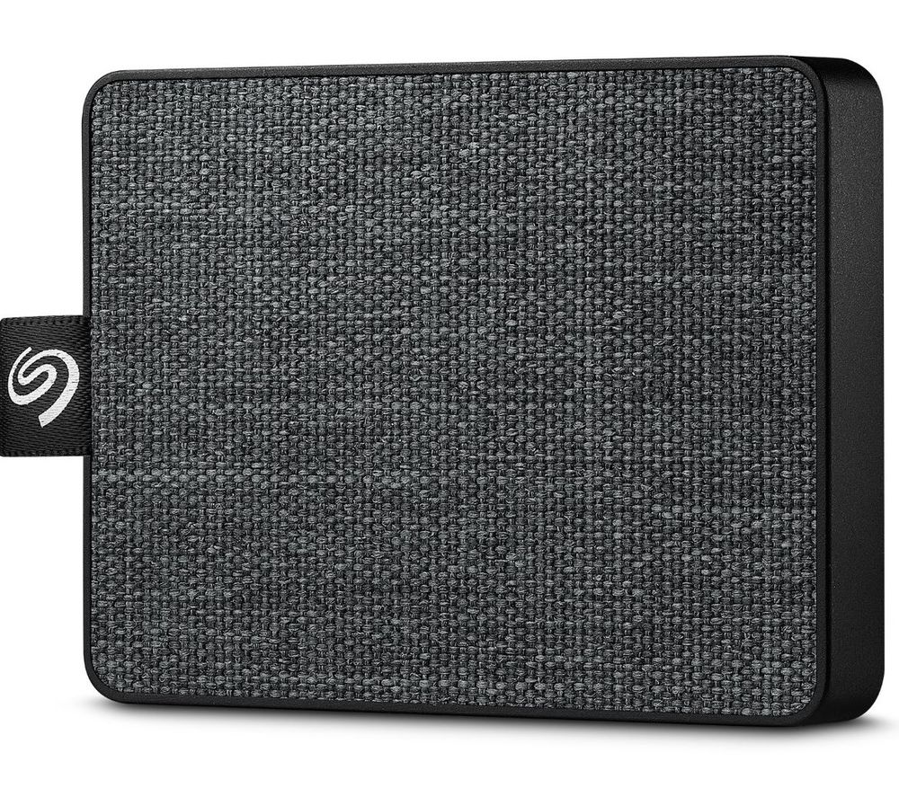 SEAGATE One Touch External SSD - 500 GB, Black, Black