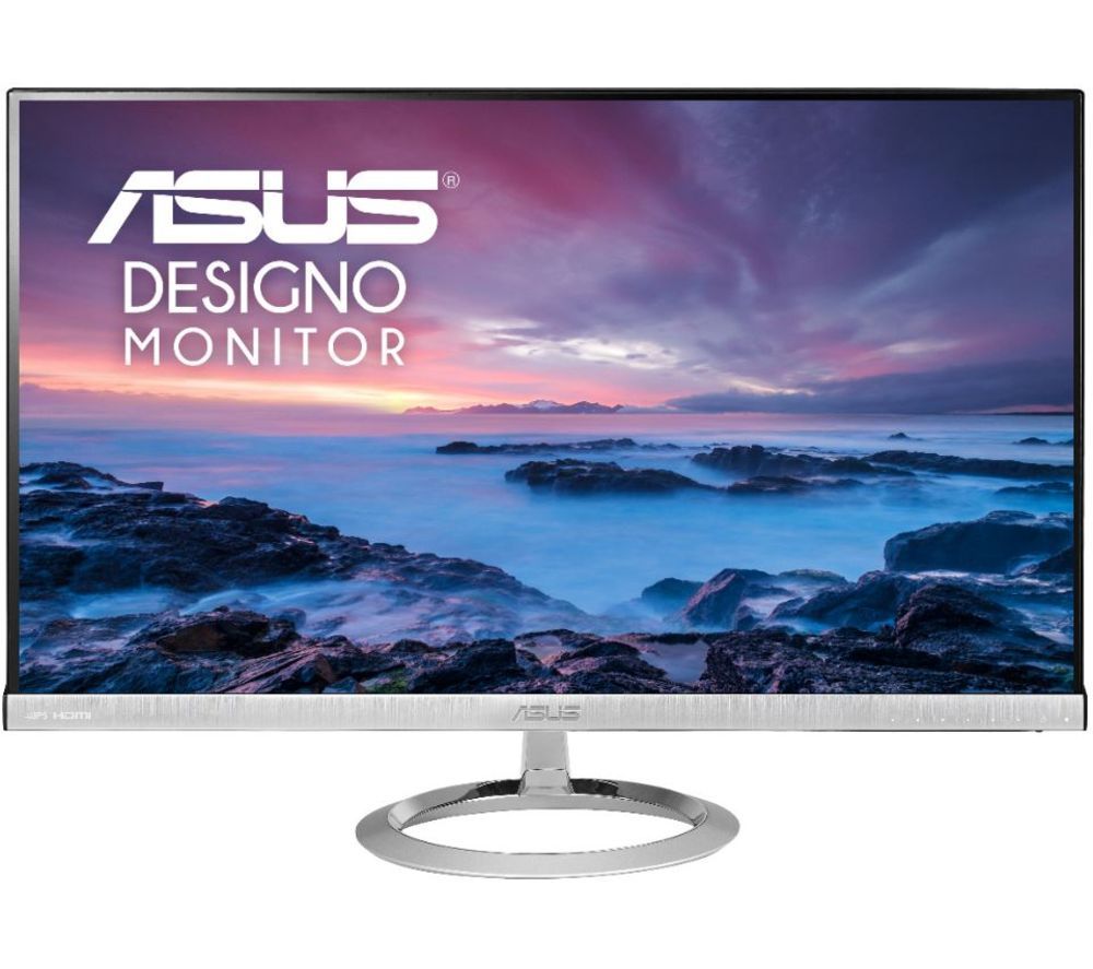 ASUS MX279HE Full HD 27" IPS Monitor - Silver & Black, Silver