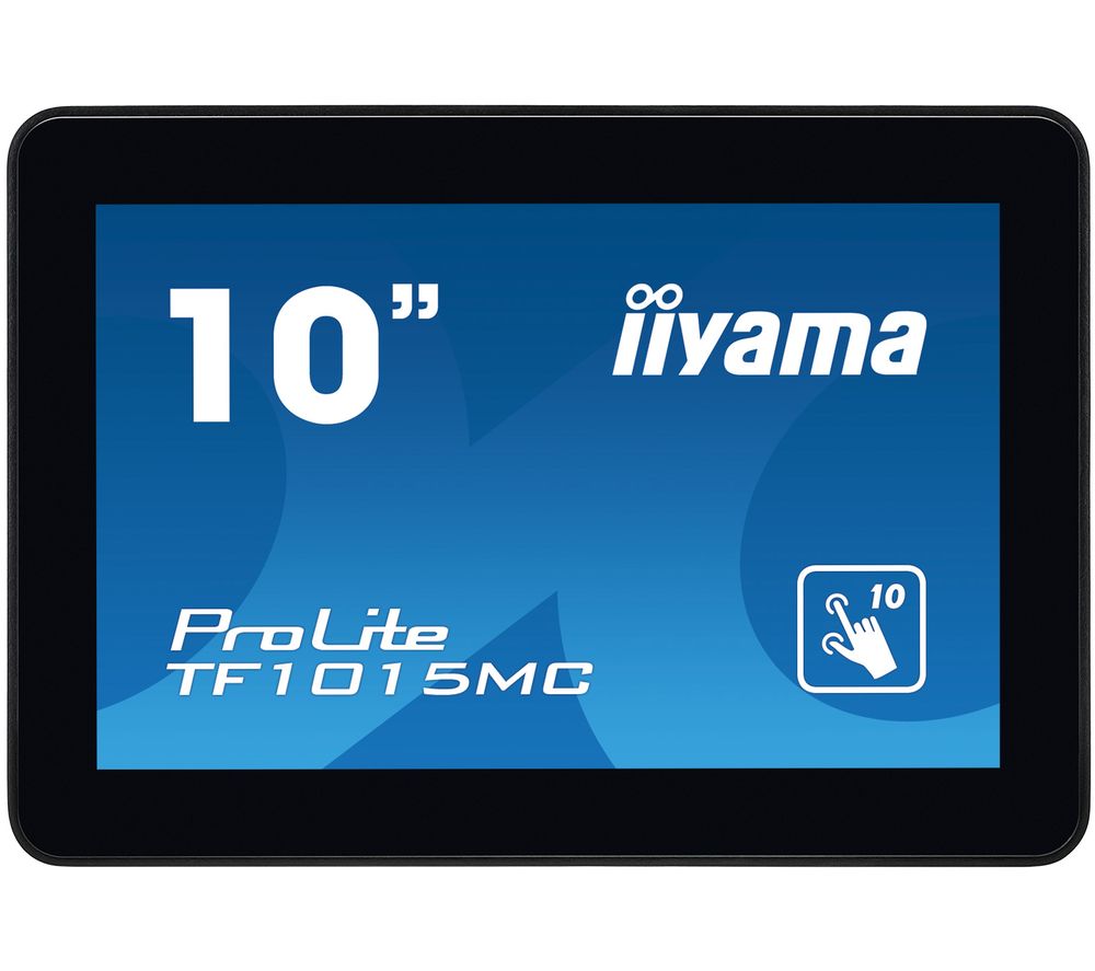 IIYAMA ProLite TF1015MC-B2 10" LCD Touchscreen Monitor - Black, Black